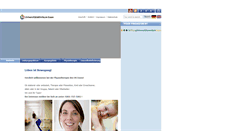 Desktop Screenshot of physiotherapie-uk-essen.de