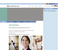 Tablet Screenshot of physiotherapie-uk-essen.de